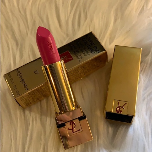 YVES SAINT LAURENT 27 ROUGE PUR COUTURE  LIPSTICK - Picture 3 of 6